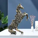 Antique Big Horse Showpiece for Home Decor (Polyresin) 