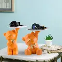 Geometric Orange Bear Tray Holder – 7