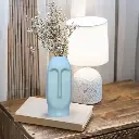 Human Face Flower Vases for Home Decor (Light Green) Polyresin – 9.5 Inch