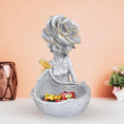 Luminous Lady with Basket