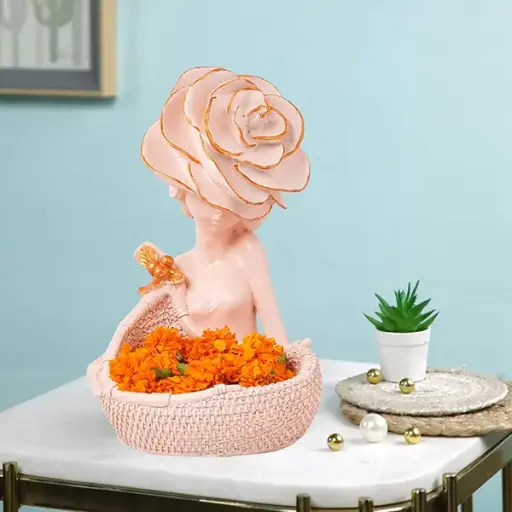 Soft Bloom Lady Figurine
